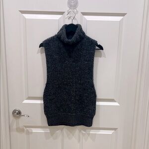 kate spade Charcoal Turtleneck Sweater Vest